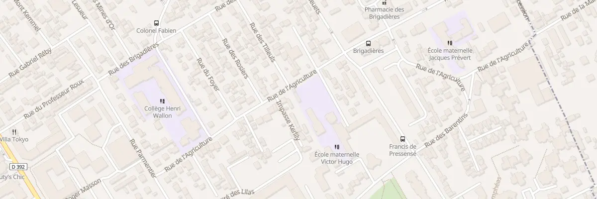 Plan du 77 Rue de l’Agriculture à Bezons