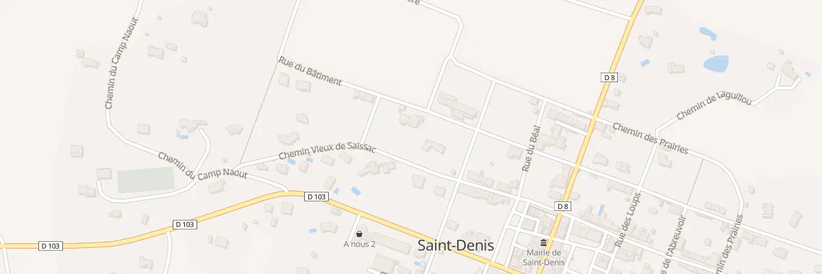 Plan du 140A Le Batiment à Saint-Denis