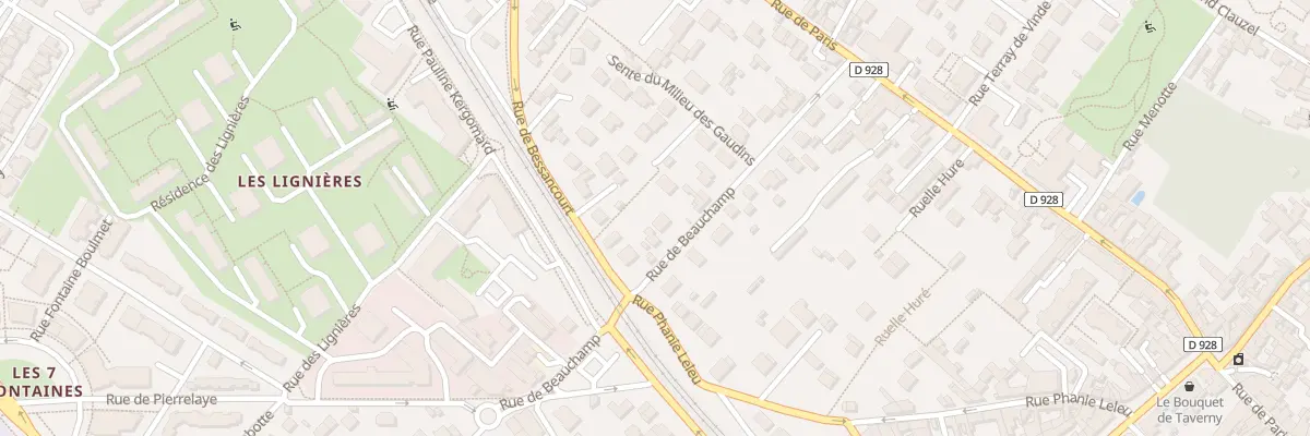 Plan du 24 Rue de Beauchamp à Taverny