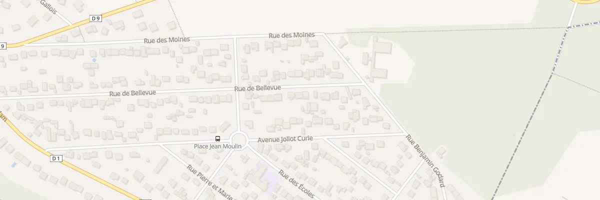 Plan du 60 Rue de Bellevue à Mériel
