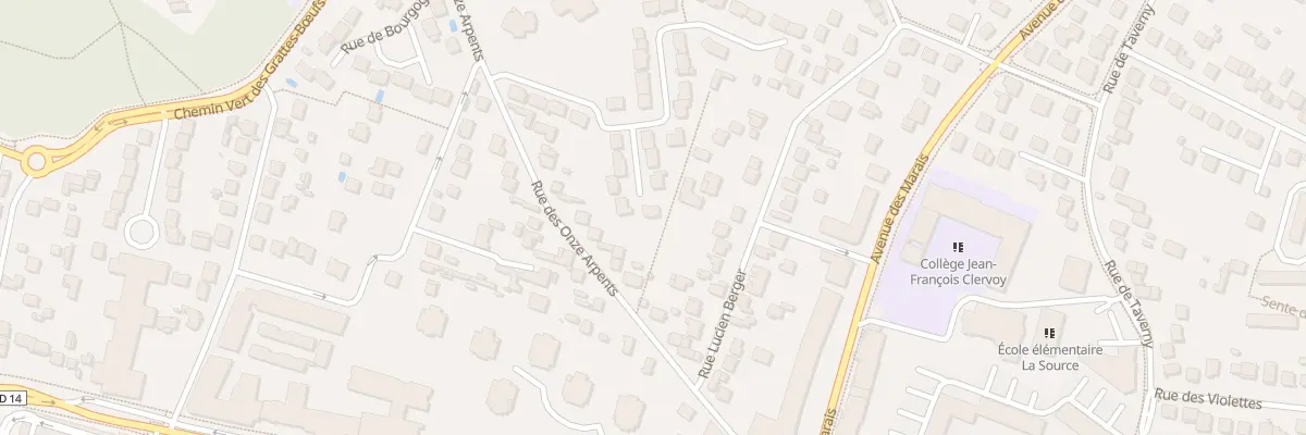 Plan du 18 Rue d’Alsace à Franconville