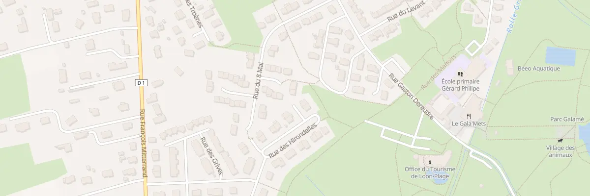 Plan du 225 Rue du Huit Mai à Loon-Plage