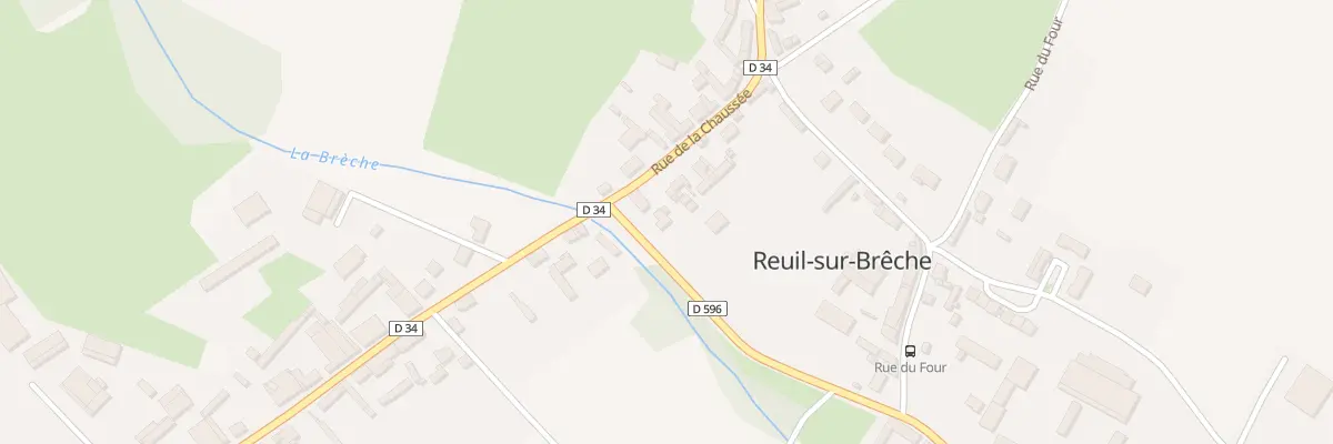 Plan du 3 Rue de l’Eglise à Reuil-sur-Brêche