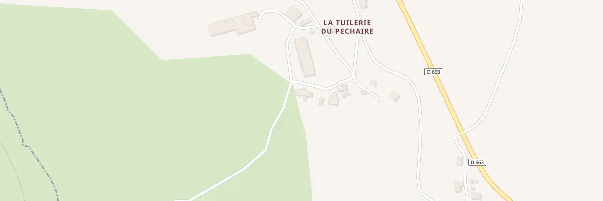 Plan du 6042 Le Pechaire à Saint-Constant-Fournoulès