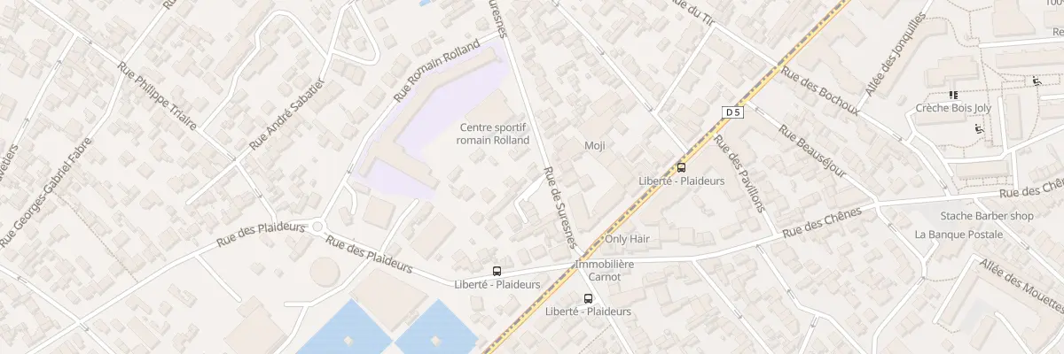 Plan du 212 Rue de Suresnes à Nanterre
