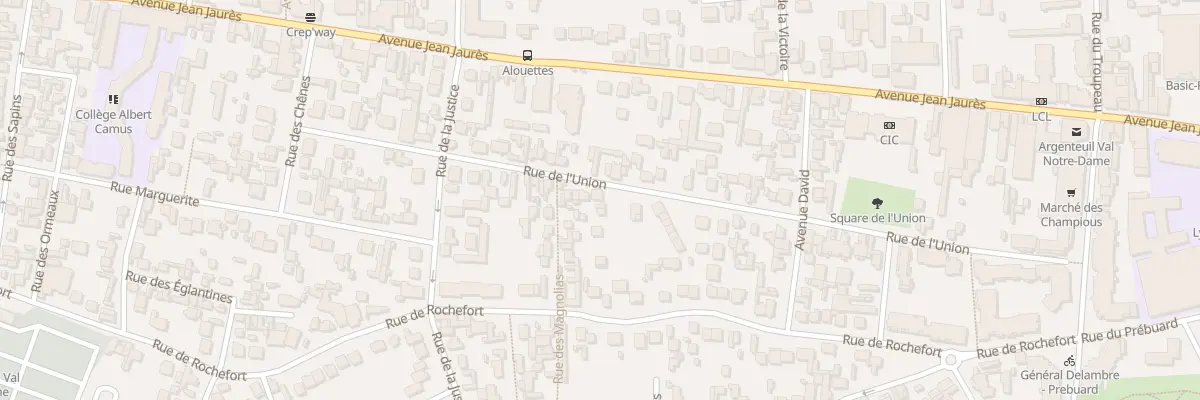Plan du 41 Rue de l’Union à Argenteuil
