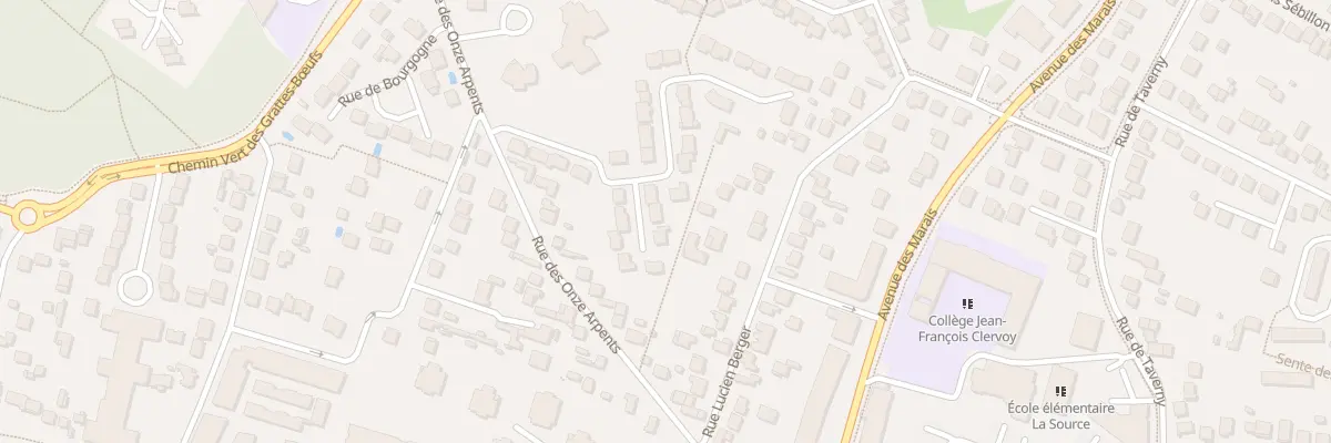 Plan du 22 Rue d’Alsace à Franconville