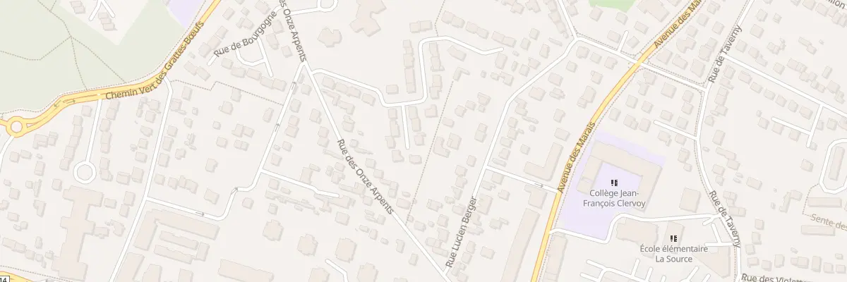 Plan du 20 Rue d’Alsace à Franconville