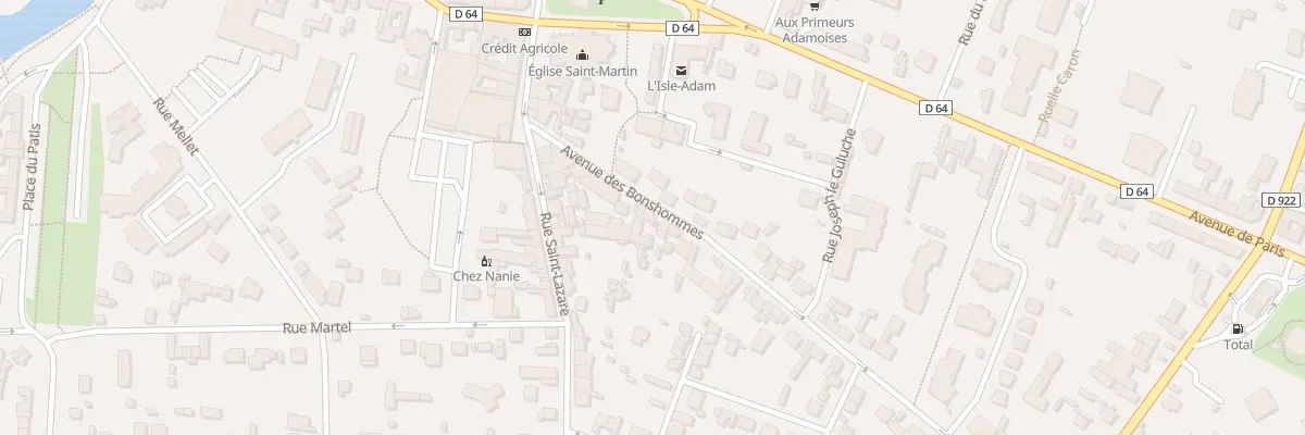 Plan du 12 Av des Bonshommes à L’Isle-Adam