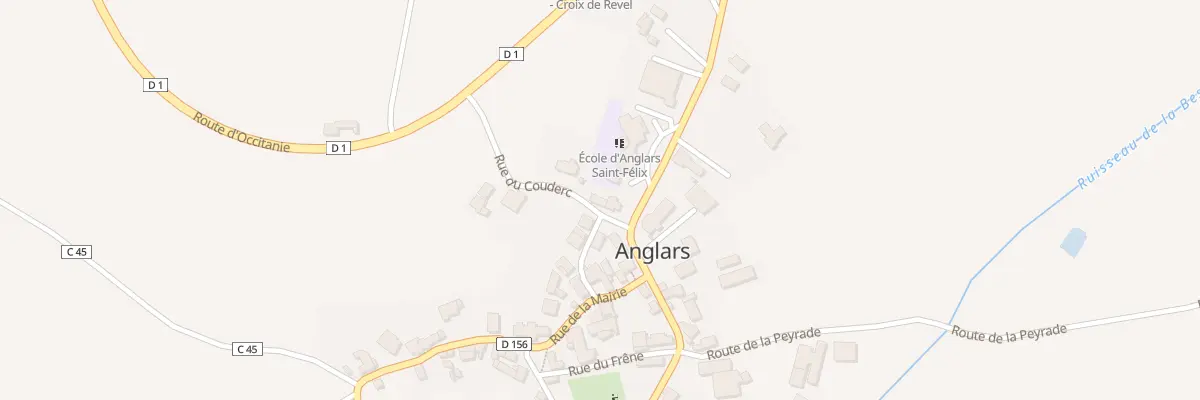 Plan du 5021 Anglars à Anglars-Saint-Félix