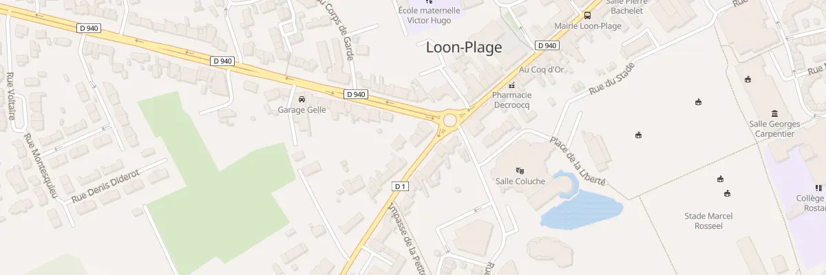 Plan du 22 Rue François Mitterrand à Loon-Plage