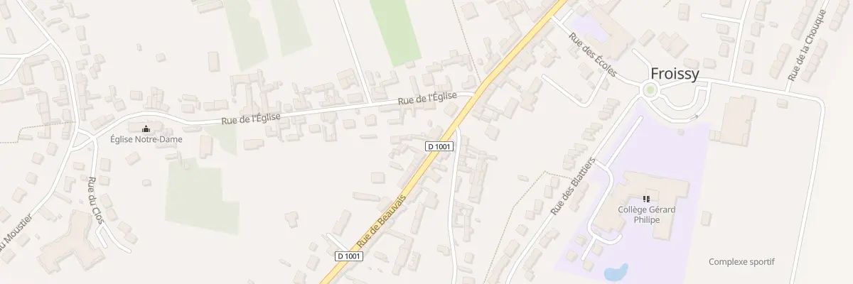 Plan du 44 Rue de Beauvais à Froissy
