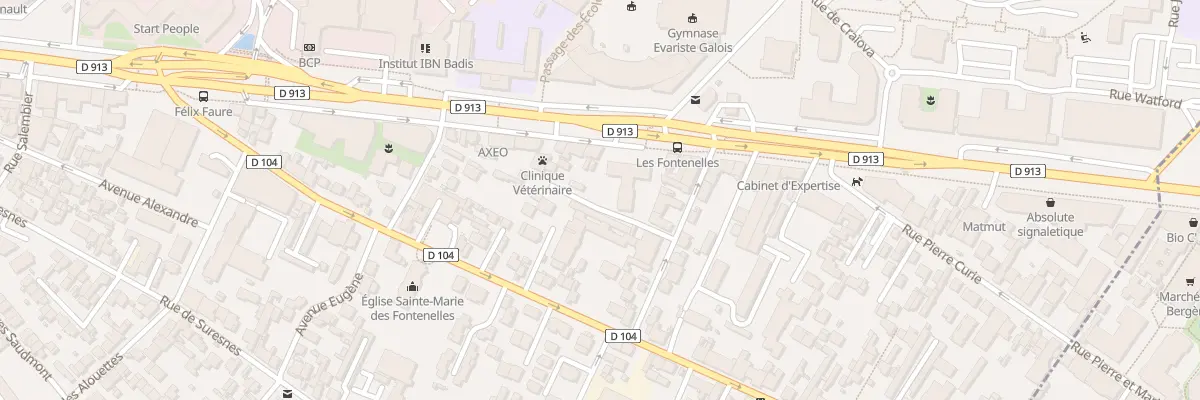 Plan du 258 Av Georges Clemenceau à Nanterre