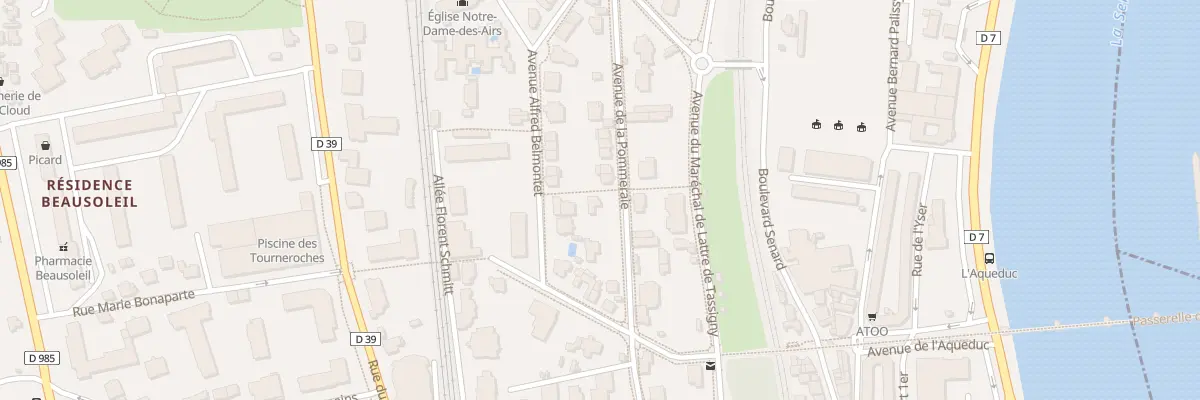 Plan du 11 Av de la Pommeraie à Saint-Cloud