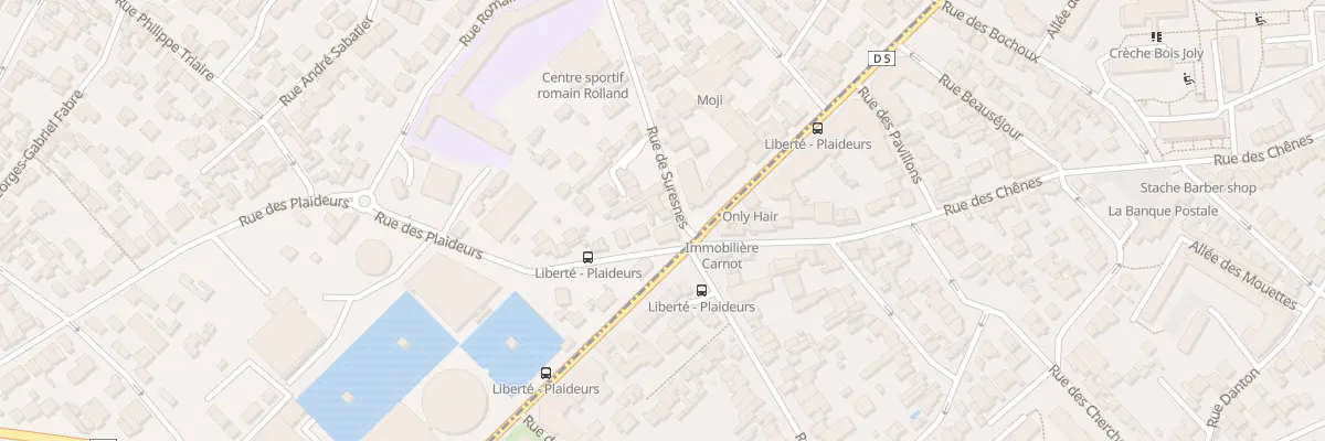 Plan du 226 Rue de Suresnes à Nanterre