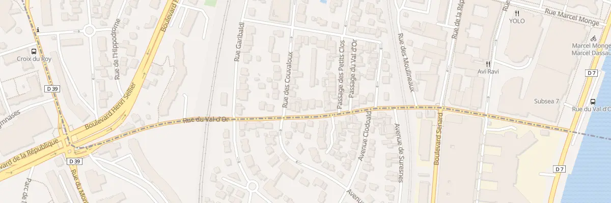 Plan du 36 Rue du Val d’Or à Suresnes