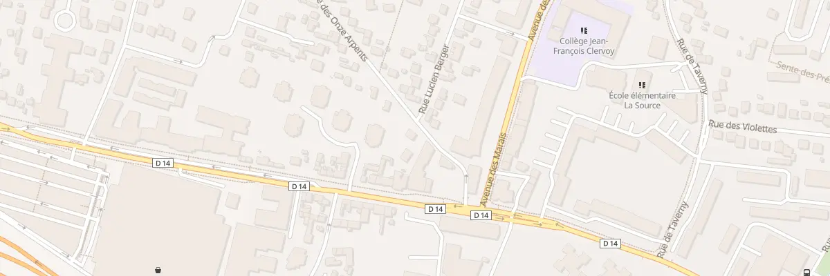 Plan du 3T Rue des Onze Arpents à Franconville