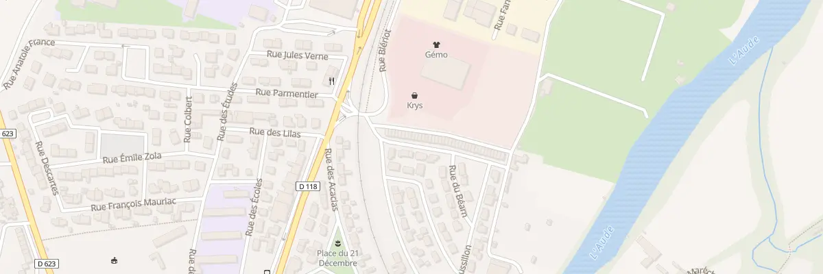 Plan du 58 Rue des Jardins à Limoux