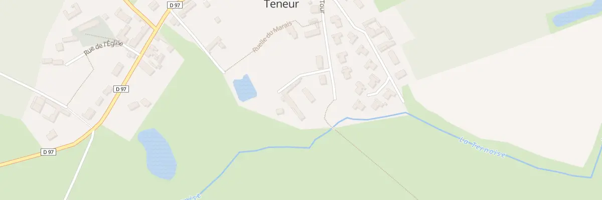 Plan du 14 Rue de la Tour à Teneur