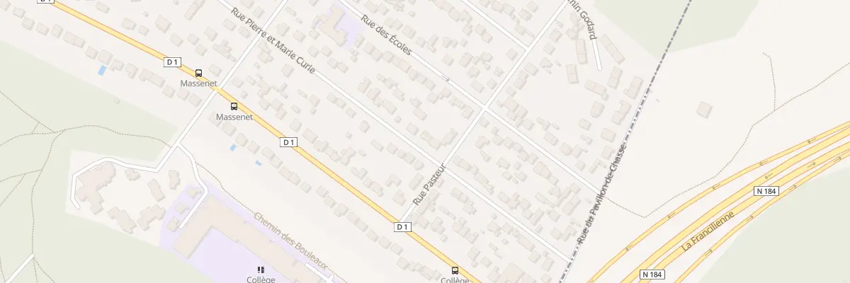 Plan du 33 Rue Pierre et Marie Curie à Mériel