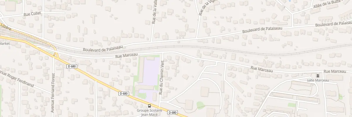 Plan du 183 Rue Marceau à Palaiseau