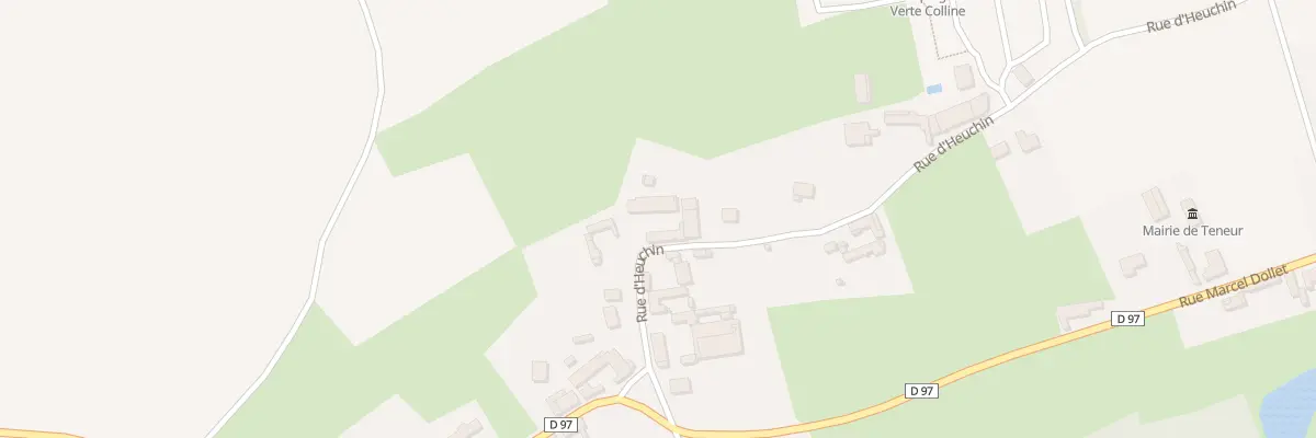Plan du 3 Rue d’Heuchin à Teneur