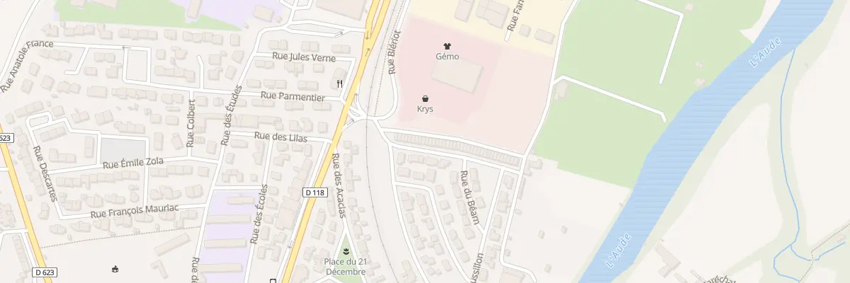 Plan du 56 Rue des Jardins à Limoux