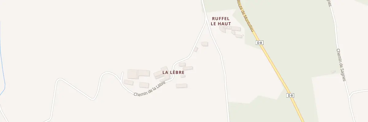Plan du 5001 La Lèbre à Saint-Denis