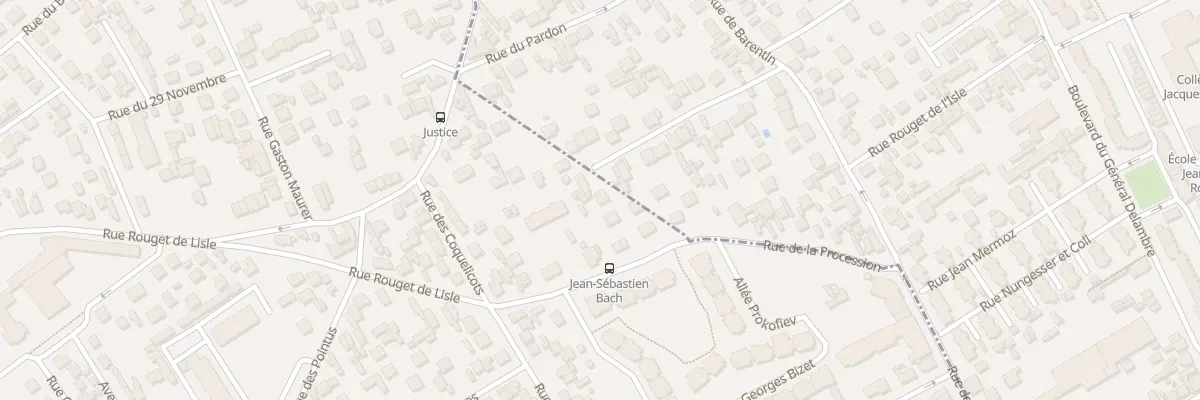 Plan du 2B Rue Rouget de Lisle à Bezons