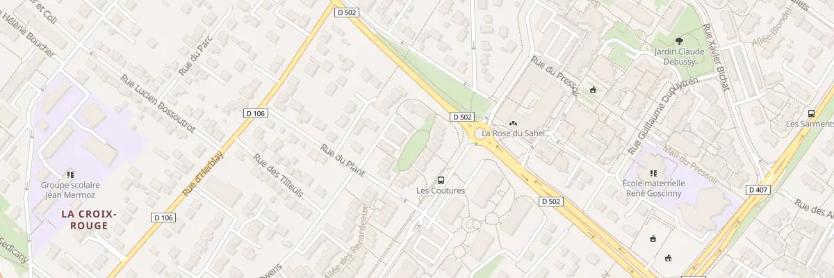 Plan du 30 All des Renardeaux à Taverny