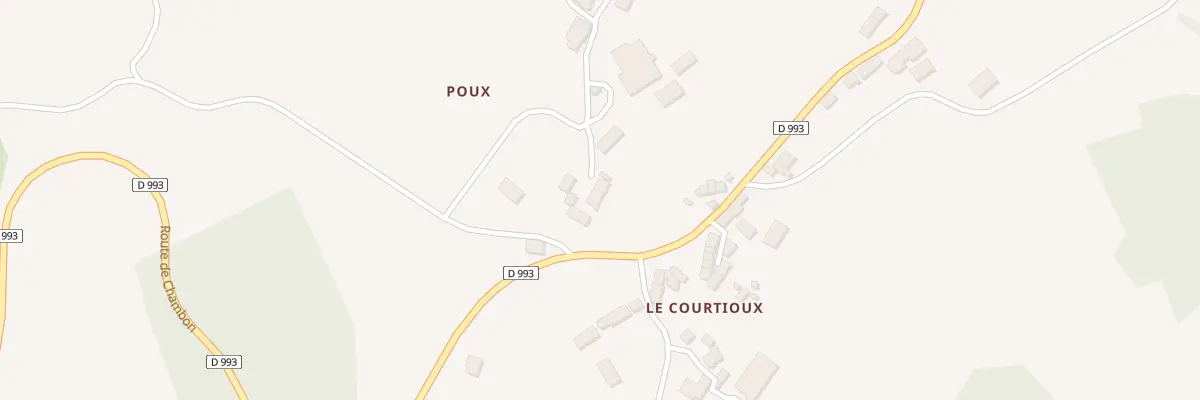 Plan du 6 Poux à Saint-Amand