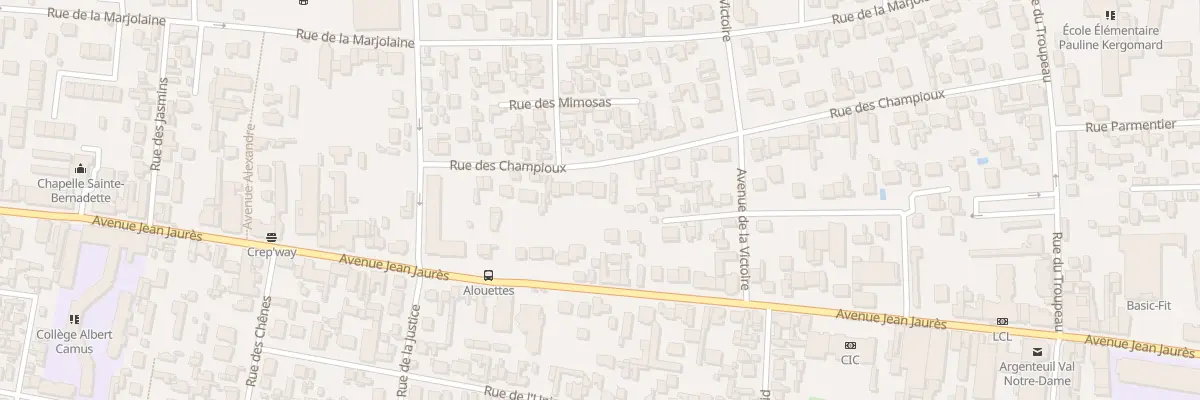 Plan du 55 Rue des Champioux à Argenteuil