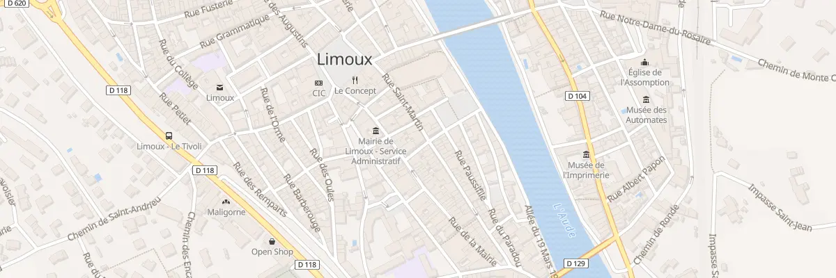 Plan du 47 Rue Saint-Martin à Limoux