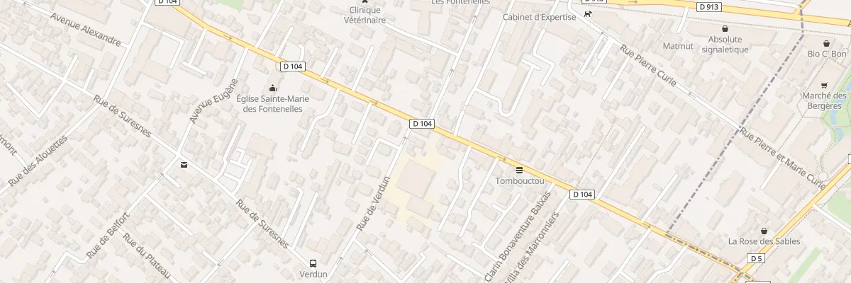 Plan du 64 Av Félix Faure à Nanterre