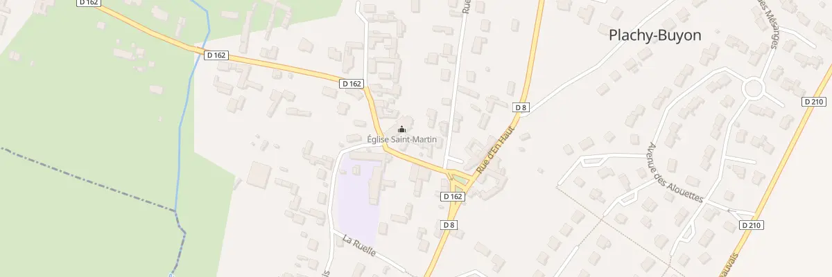 Plan du 1 Rue du Capitaine Hémir Mézan à Plachy-Buyon
