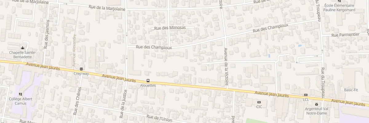 Plan du 53B Rue des Champioux à Argenteuil
