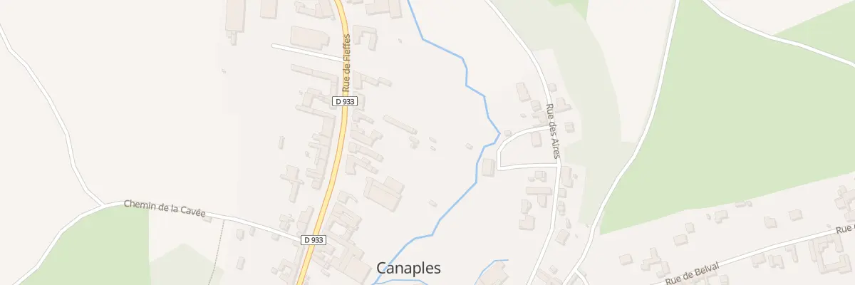 Plan du 228 Rue de Fieffes à Canaples