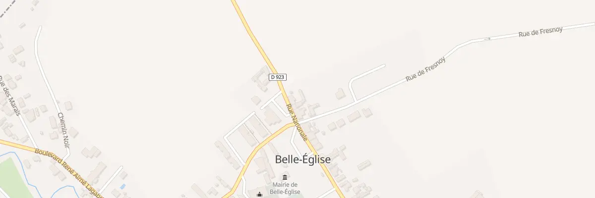 Plan du 2 Rue Nationale à Belle-Église