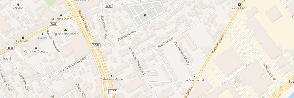 Plan du 62 Rue Pasteur à Bezons