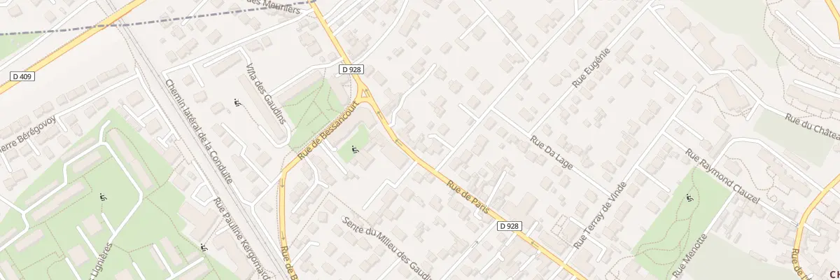 Plan du 284 Rue de Paris à Taverny
