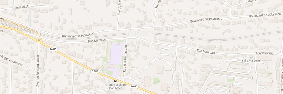 Plan du 181 Rue Marceau à Palaiseau