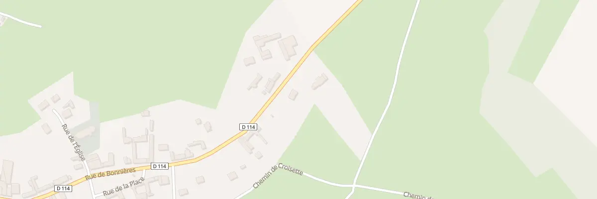 Plan du 5 Rue de Bonnières à Villers-l’Hôpital