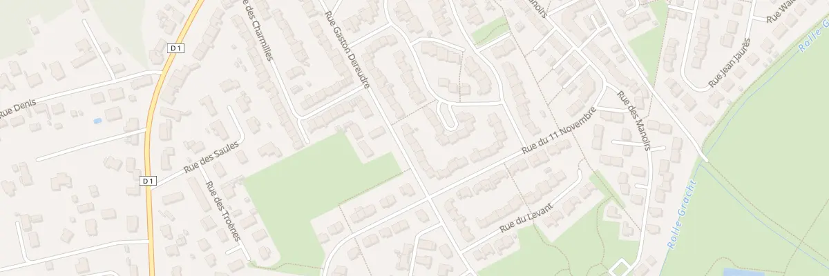 Plan du 309 Rue Gaston Dereudre à Loon-Plage
