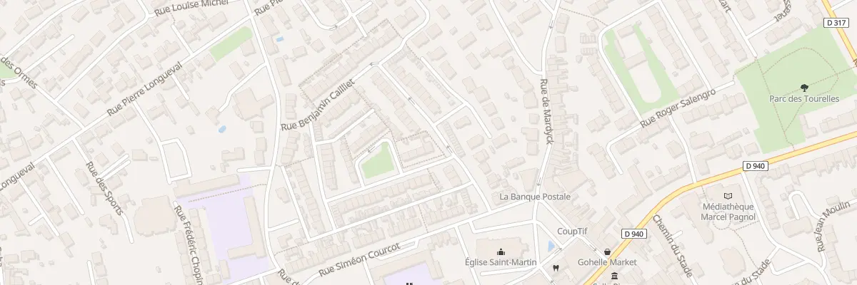Plan du 17 Rue du Parc à Loon-Plage