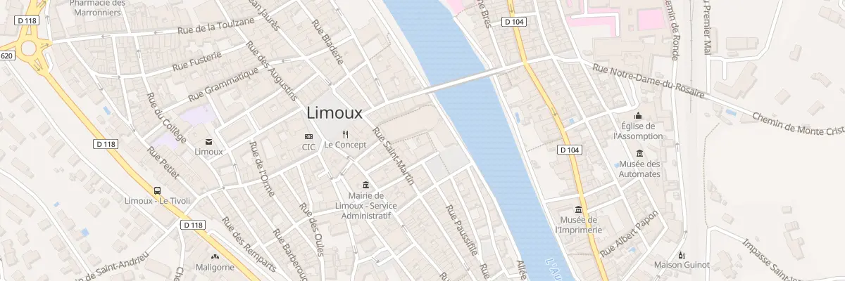 Plan du 3 Pl du Presbytère à Limoux