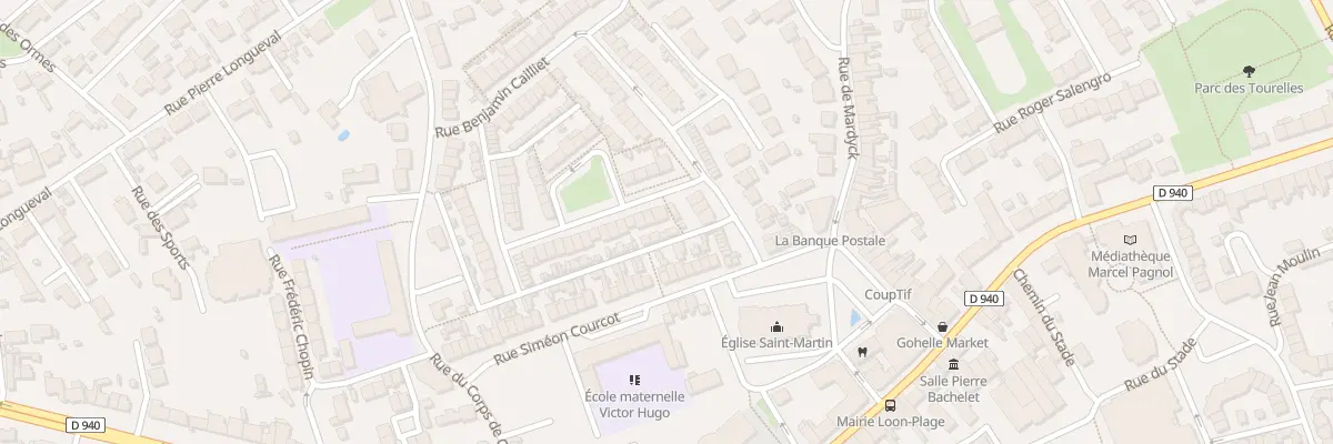 Plan du 30 Rue du Parc à Loon-Plage