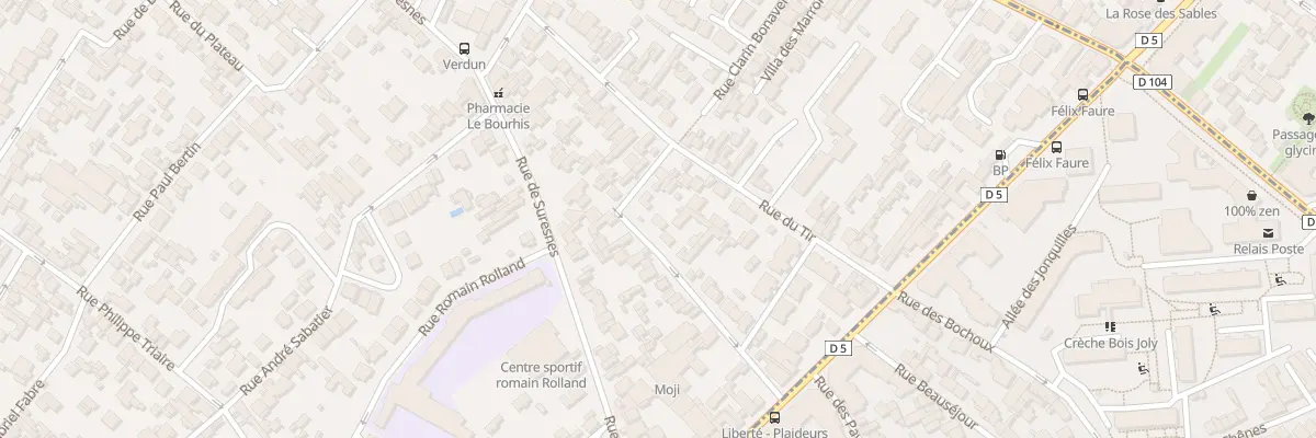 Plan du 30 Rue des Pavillons à Nanterre