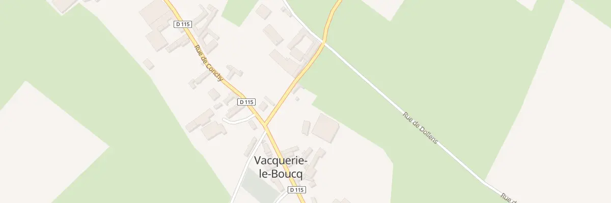 Plan du 2 Che de Boubers à Vacquerie-le-Boucq