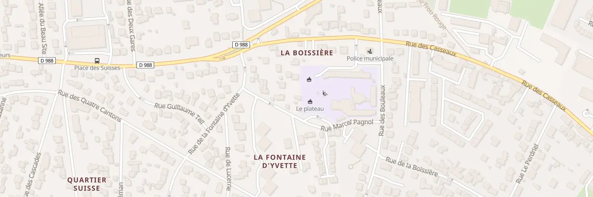 Plan du 7 Rue Marcel Pagnol à Villebon-sur-Yvette
