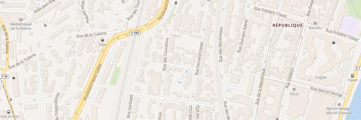 Plan du 3 Pas Pierre Loti à Suresnes